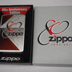 Retired Zippo 80th Anniversary Zippo Lighter